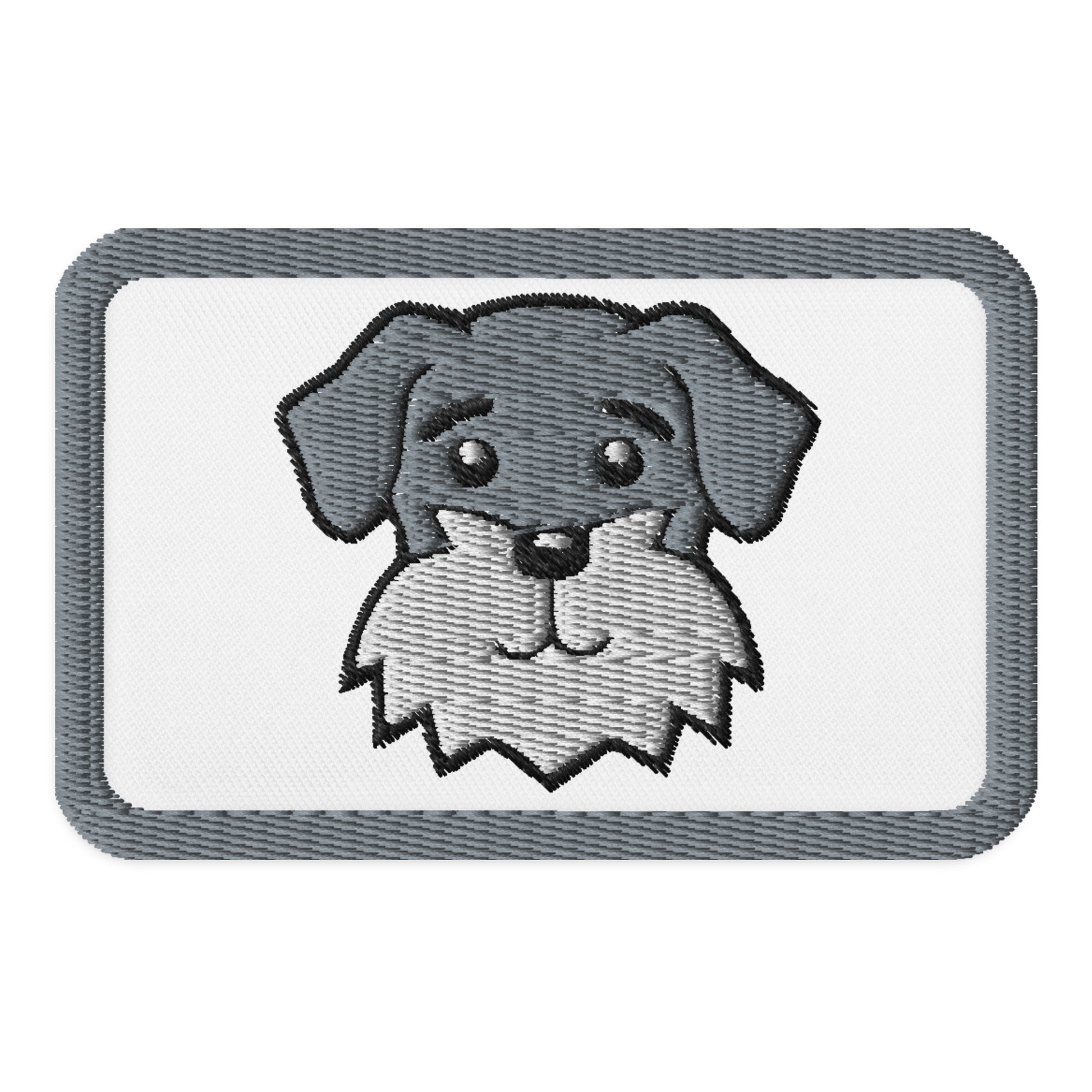 Schnauzer Swag Embroidered Patch