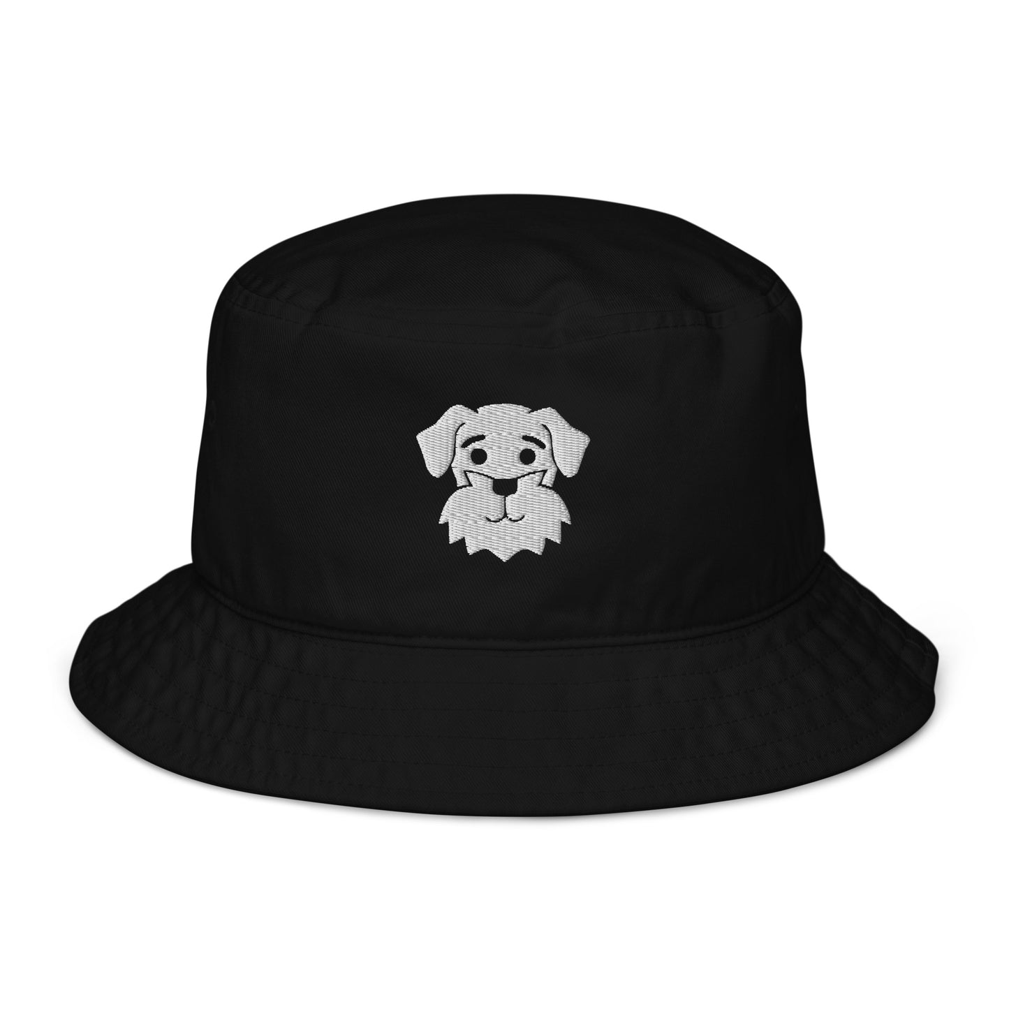 Schnauzer Swag Organic Bucket Hat Black