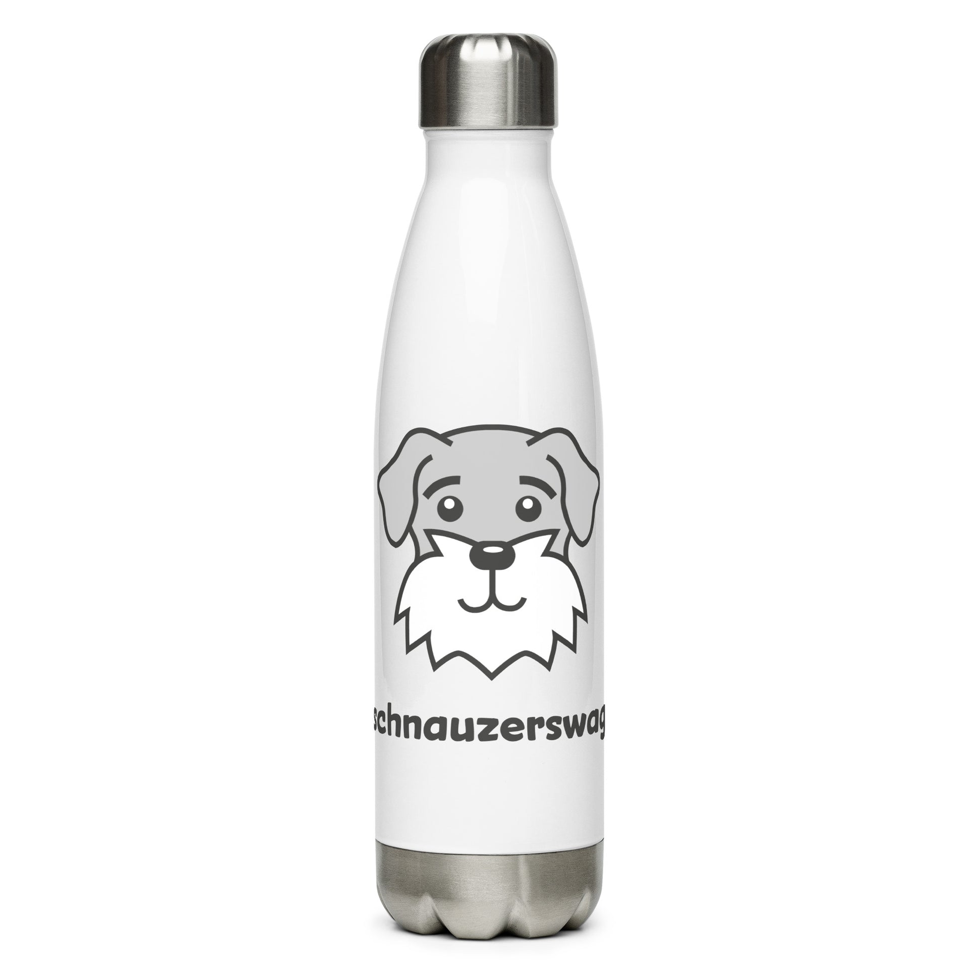 Schnauzer Swag Stainless Steel Water Bottle