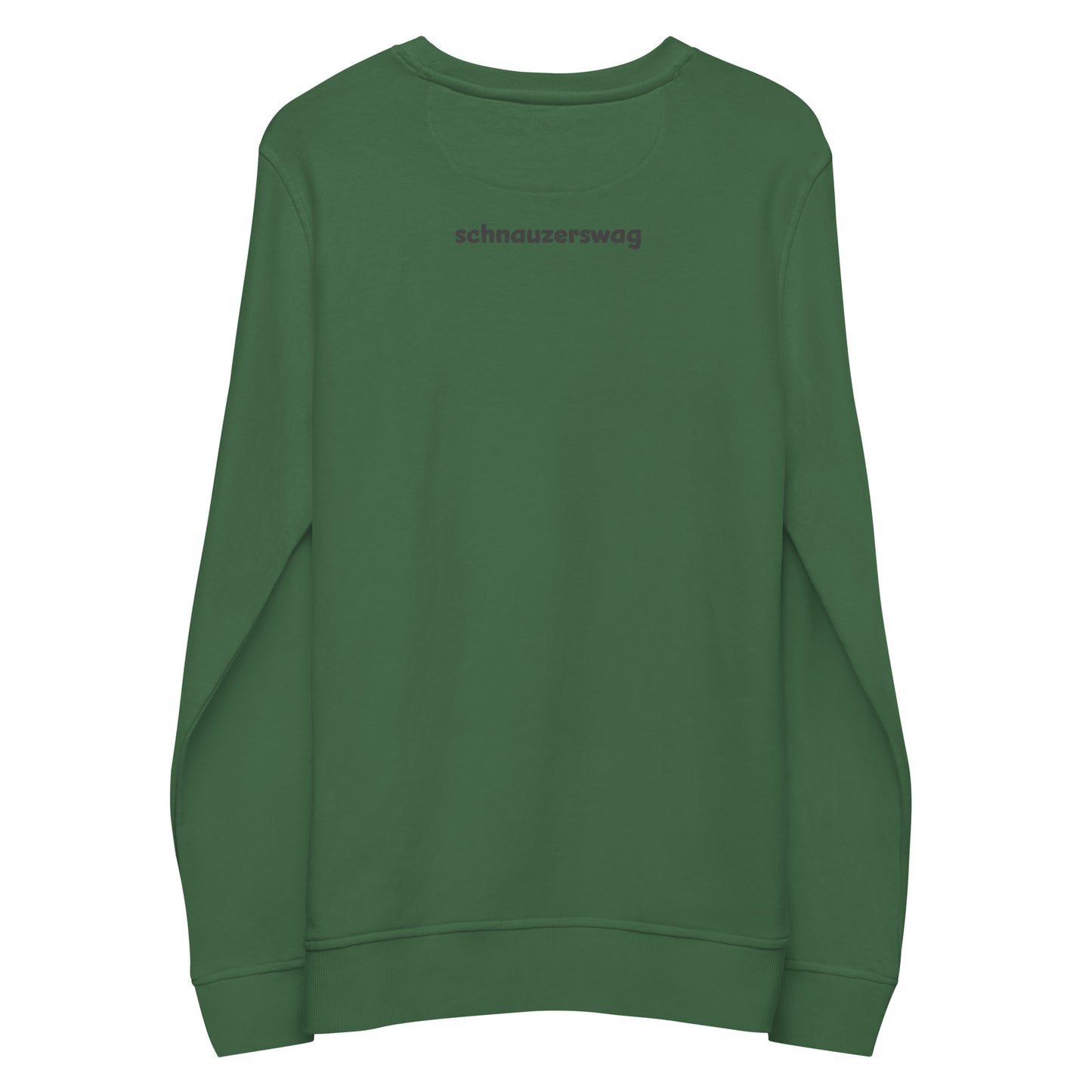 Schnauzer Swag Unisex Organic Sweatshirt Green