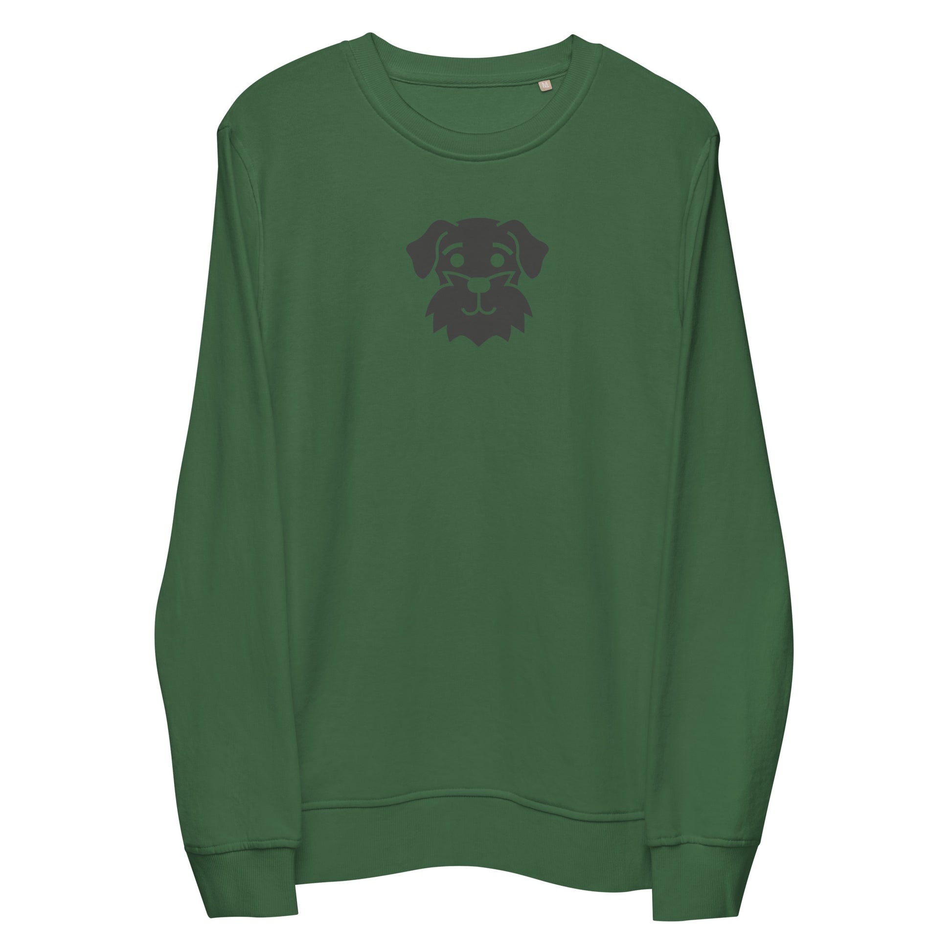 Schnauzer Swag Unisex Organic Sweatshirt Green