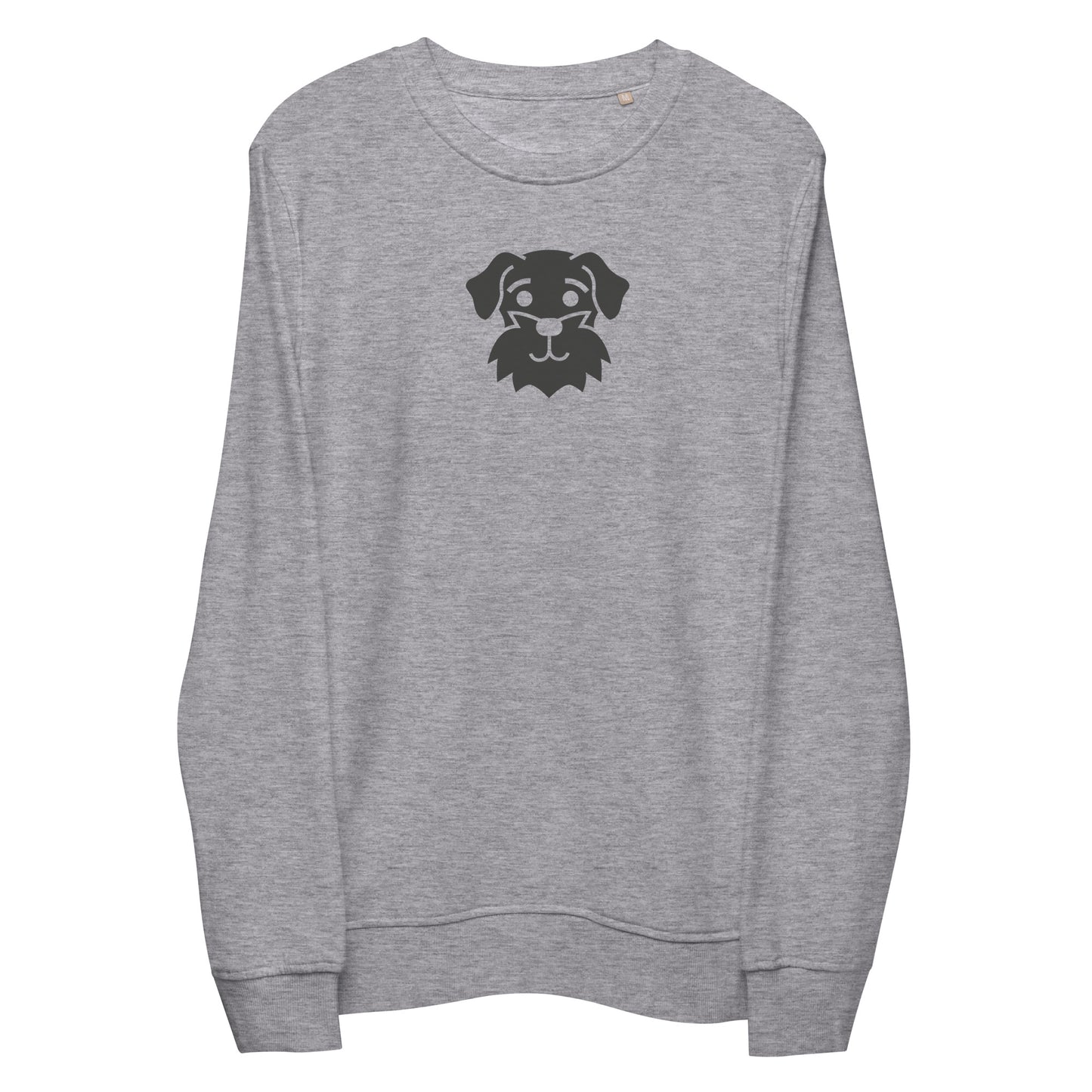 Schnauzer Swag Unisex Organic Sweatshirt Grey