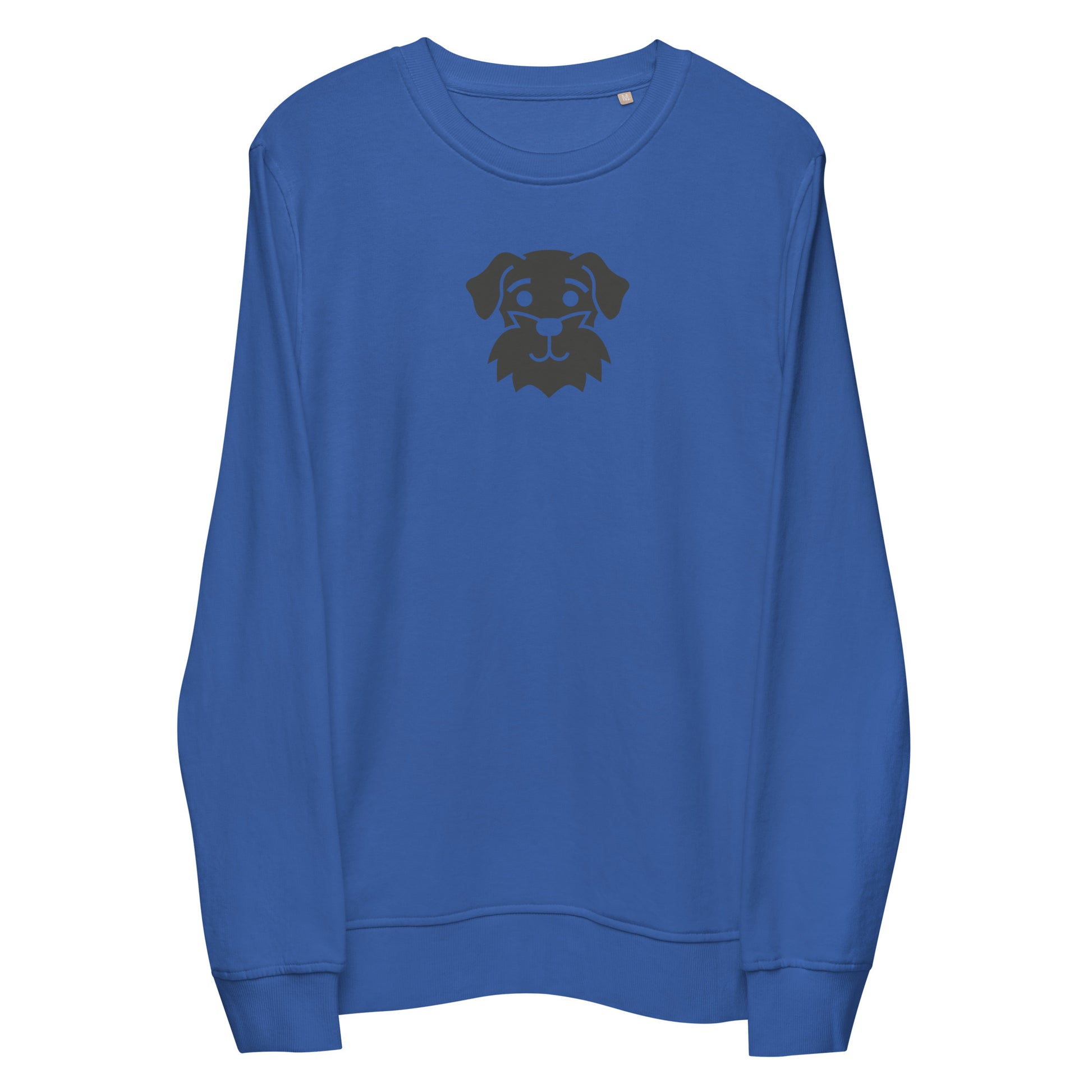 Schnauzer Swag Unisex Organic Sweatshirt Blue